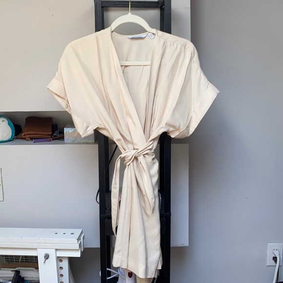 & Other Stories Relaxed Wrap Mini Dress - Picture 1 of 7